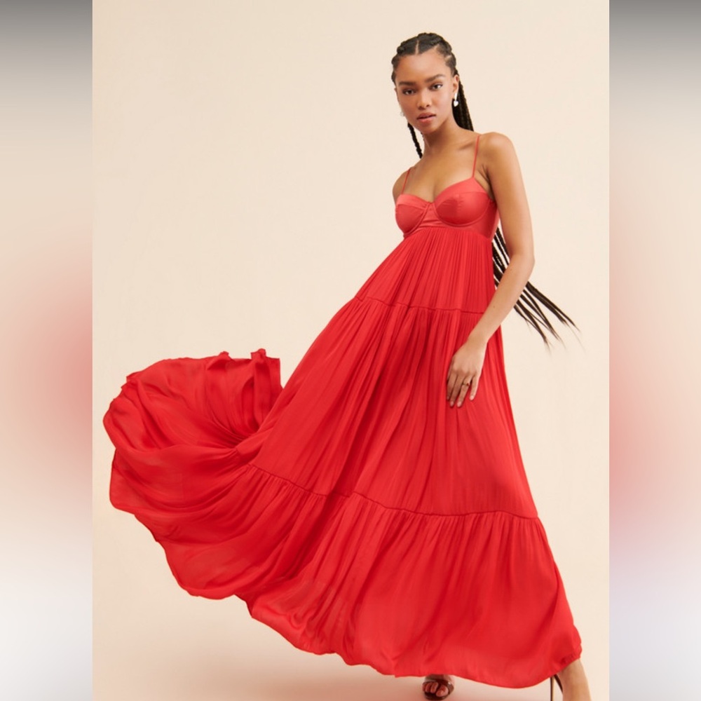 Free People Freya Bustier Maxi Dress